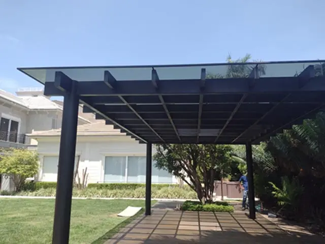 Cobertura em policarbonato em Osasco, 15