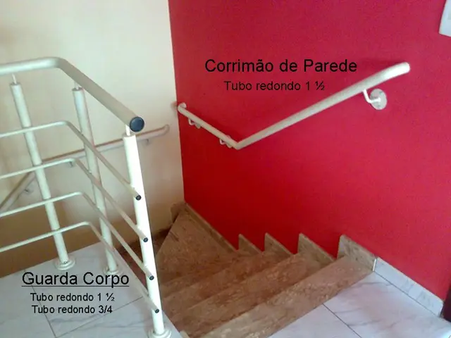 Escada, guarda corpo e corrimão em Osasco, 20