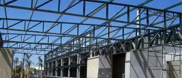 Estrutura metálica de galpão construída pela Crisdart em Osasco SP