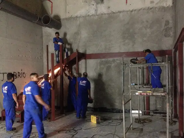 Mezanino em estrutura metálica da Crisdart